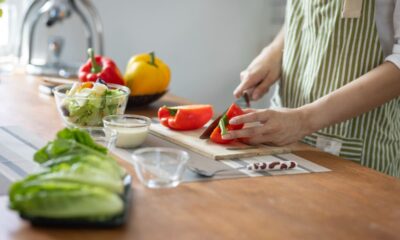 Cucinare verdura cibo sano