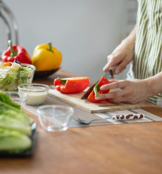 Cucinare verdura cibo sano